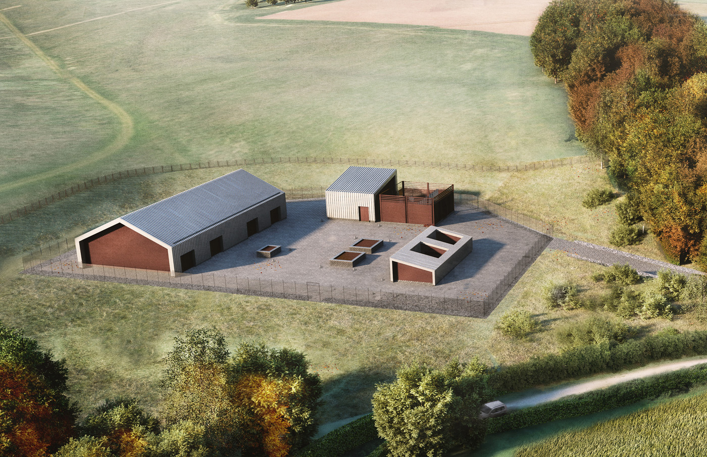HS2 Reveals Chilterns ‘Barn Design’ Vent Shaft for Chalfont St Giles