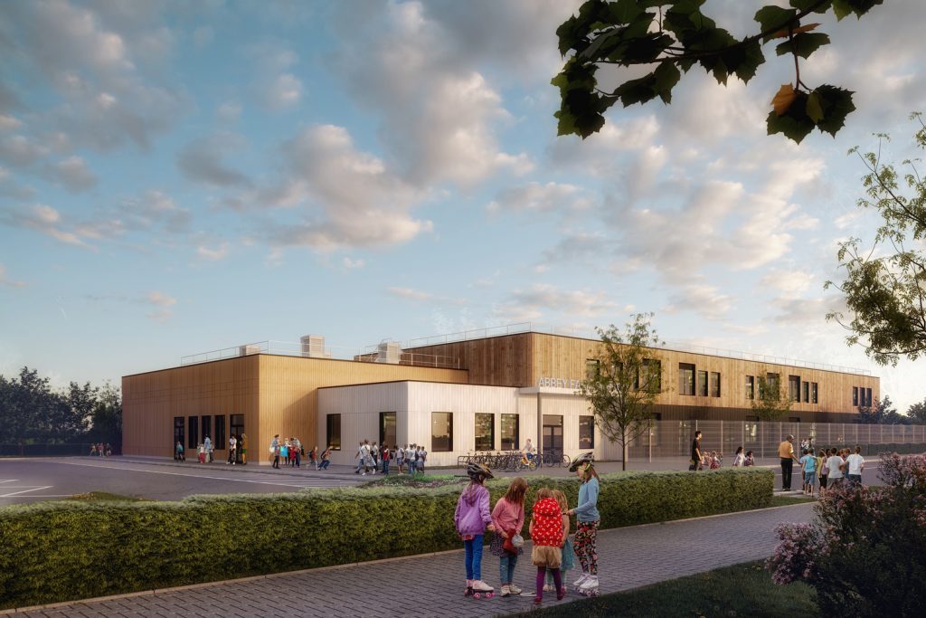 Abbey Farm School render