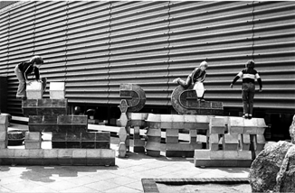 Habitat warehouse, Wallingford, UK: children playing on the sculpture by Eduardo Paolozzi, 1974, © John Donat/RIBA Collections Ernö Goldfinger's design for the exterior of 1-3 Willow Road, Hampstead, London, 1934 © RIBA Collections Chiesa del Redentore, Venice, 1880, by Carlo Naya © RIBA Collections