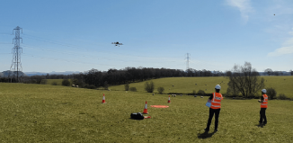 Kelbtray Using Drones