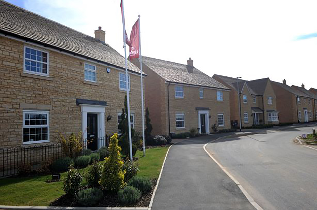 Linden Homes Finishes Work on New Houses in Barnack Construction View