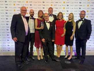 Balfour Beatty team at the 2021 APM Project Management Awards