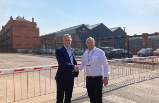 Chris Winspear, Regional Director at VINCI Building and Gareth Barker, Chief Operating Officer at Sheffield Forgemasters