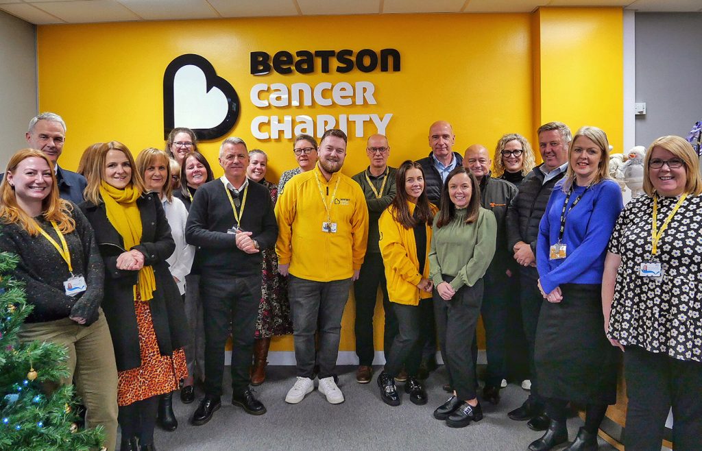 Members of the project team and Beatson Cancer Charity staff_2