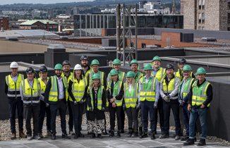 Nelson Street topping out 3