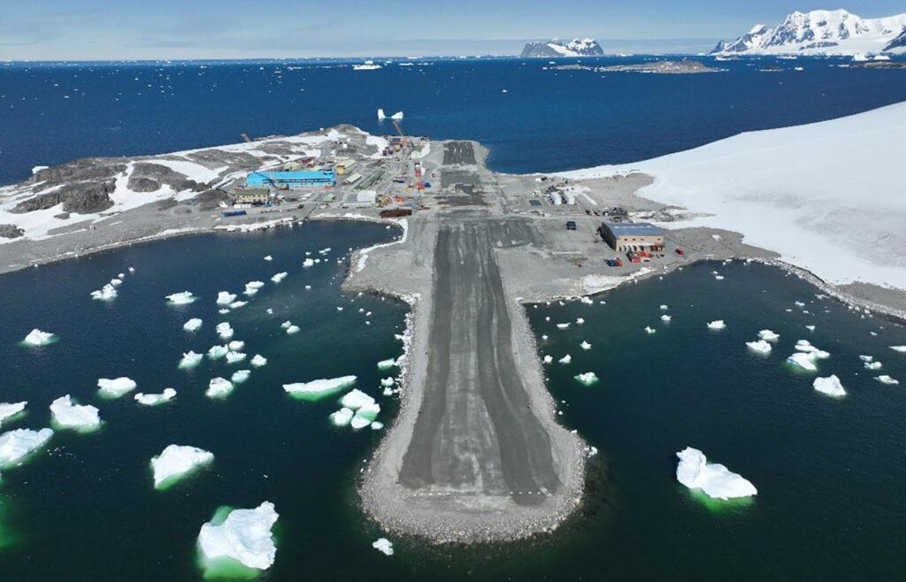 Antarctic runway is upgraded to support UK hub for polar science