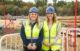 Trainee assistant site manager Sophie Curtis with North East Mayor Kim McGuinness during the mayor’s visit to Bellway’s Centurion Chase development in Wallsend.