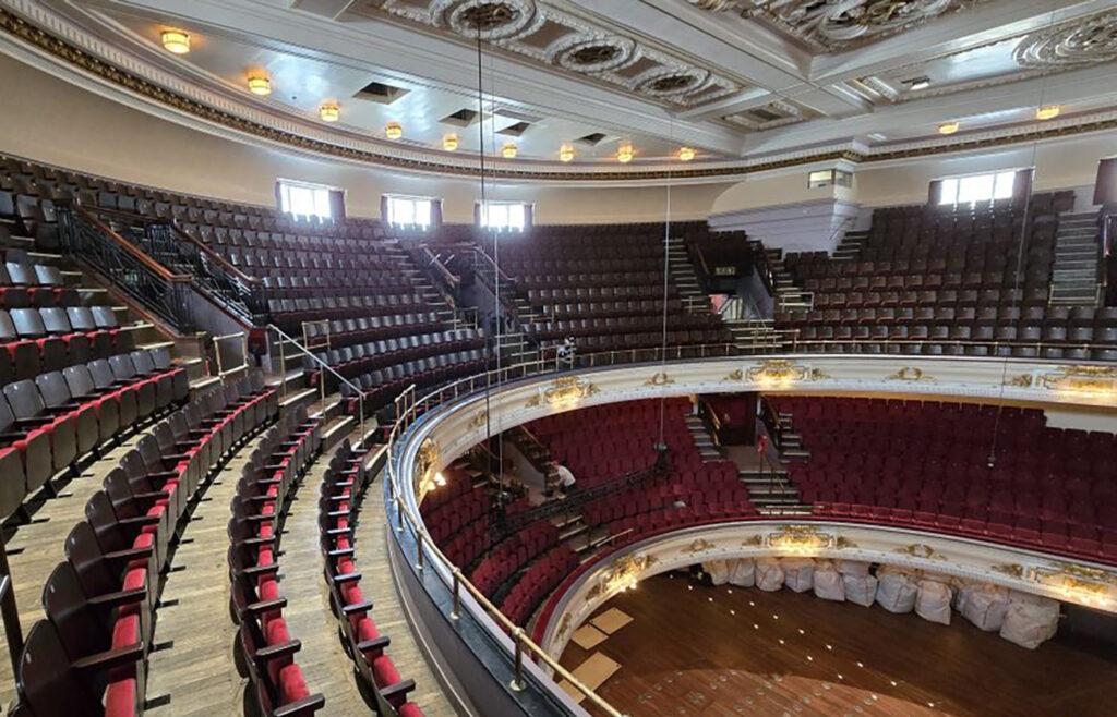 Usher Hall upper circle after asset management works