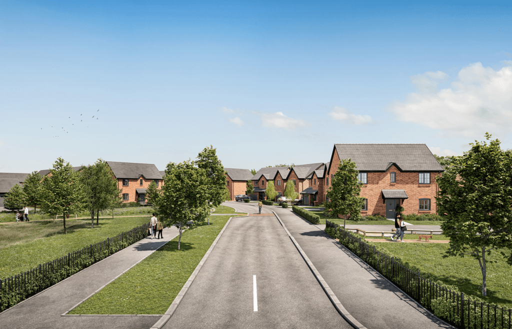 A computer-generated image of the entrance to the proposed development off Crabgate Lane, Skellow. Bellway Strategic Land’s proposals for 200 homes on the site have been approved by councillors, subject to a Section 106 agreement being finalised
